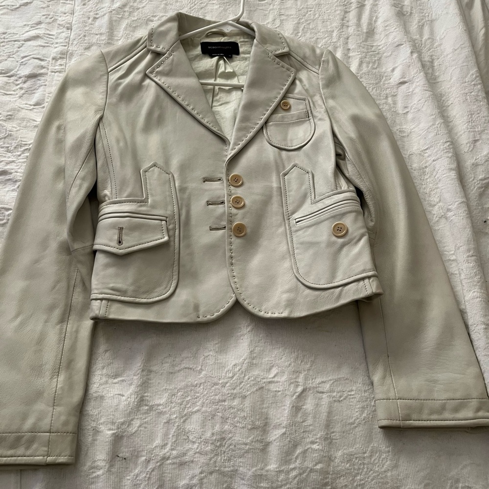 BCBG leather jacket